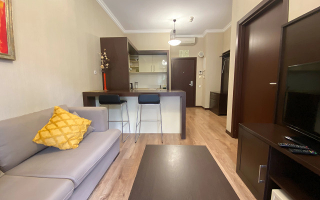 Однокомнатная квартира с Видом на Горы в 300м от Подъёмника