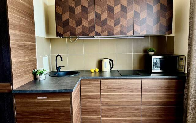 Видовая квартира в ЖК Эмеральд Piter Apatrments (2 спальни, парковка, кондиционер)