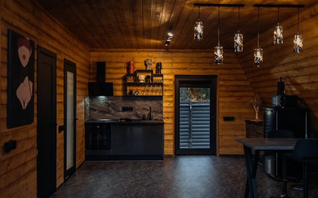 Частный дом A-frame Ванхейм с сибирским чаном