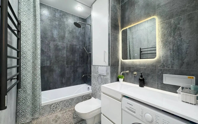 Квартира Уютная студия с панорамной лоджией