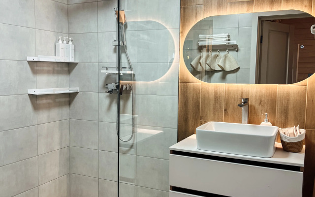 Домик "Сказочный Лес" с гриль-мангалом, костровой и большой сауной