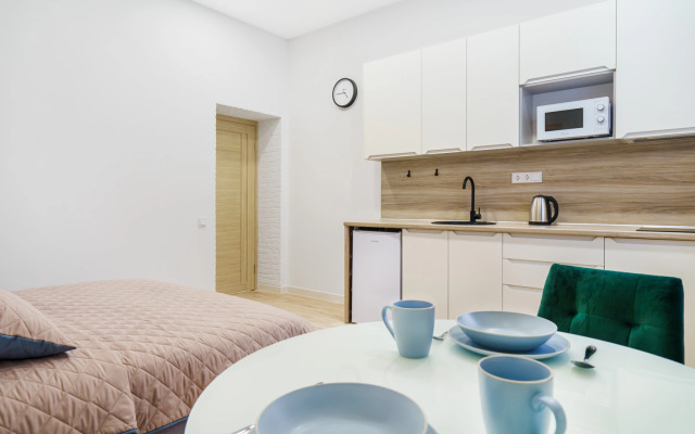 Апартаменты Good night на Белинского 32А Евродвушка