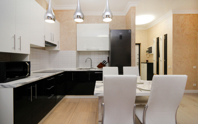 Dvukhkomnatnye S Dizaynerskim Remontom V Zhk Shakhristan Apartments