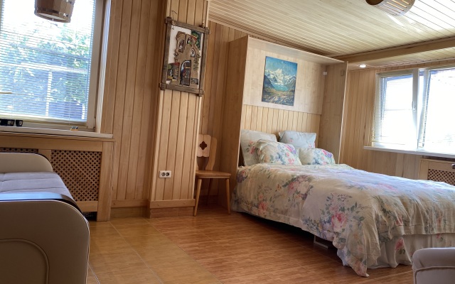 Частный дом с сауной и с зоной барбекю