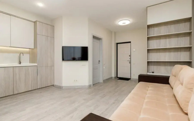 Studiya S Panoramnym Zastekleniem Dlya 3 Gostey Apartment
