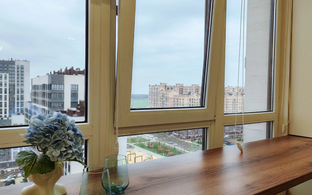 Flat s Panoramnym Vidom na Skver Geroyev Rossii