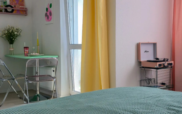 Квартира Яркая-зеленая студия