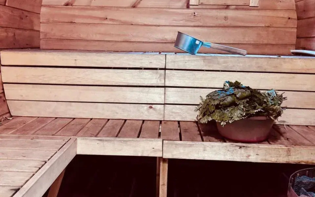 Частный дом с теплым бассейном и баней в Кисловодске