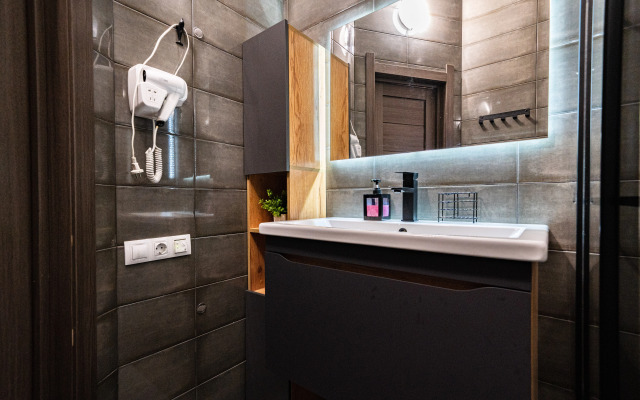 Частный дом Вилла Лаванда с камином у озера