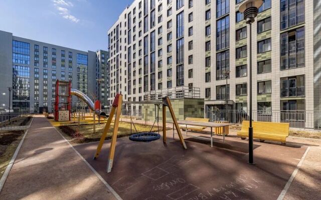 Видовая квартира в ЖК Эмеральд Piter Apatrments (2 спальни, парковка, кондиционер)