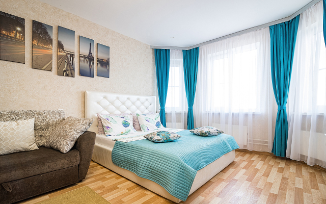 Апартаменты двухкомнатные c видом на Волгу на Волжской набережной  25, м.Cтрелка. Сова-Дом