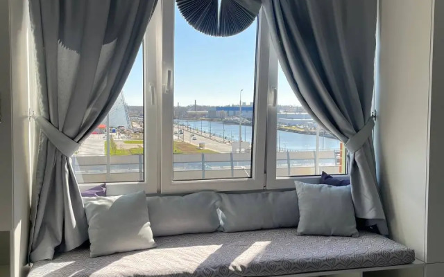 Квартира на Рыбной Деревне с видом на набережную