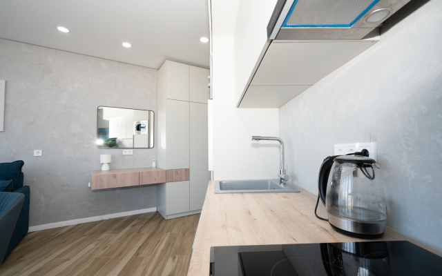 S Otdelnoy Spalney LS-Soft Blue S vidom na more i gory Apartments