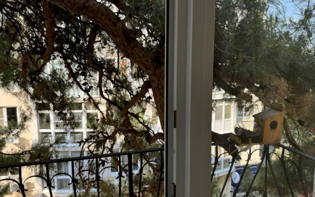 Квартира 382 с Балконом 7 Мин до Моря