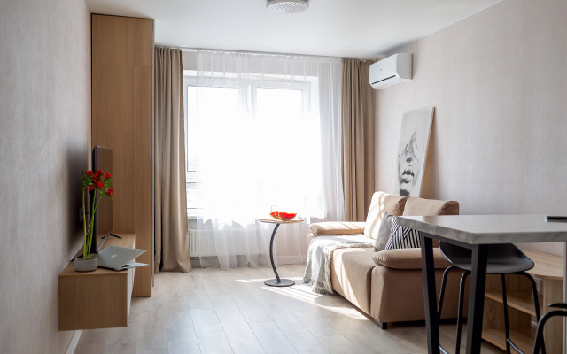 Апартаменты Уютная Студия с Развитой Инфраструктурой