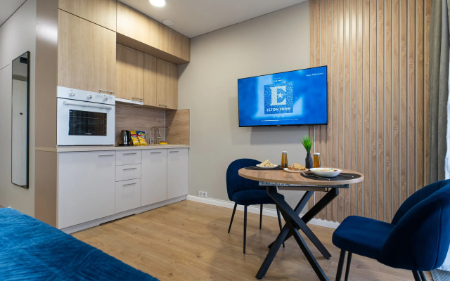 Апартаменты Lalapart Blue Sunset с панорамными окнами на 29 этаже в 3 минутах от м Дмитровская