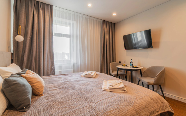 Апартаменты Новая студия возле Невы