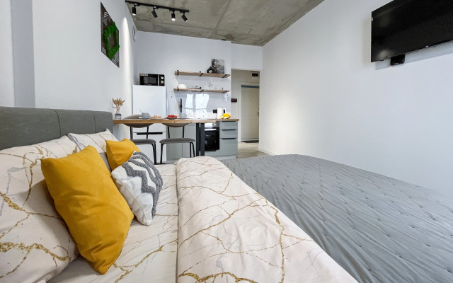 Апартаменты Студия Лофт на 24 этаже