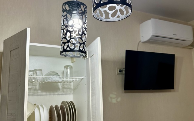 Квартира-студия с красивым видом на город