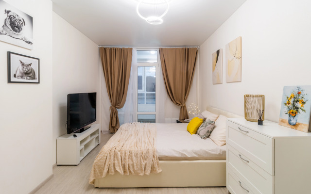 Квартира Сеть апартаментов ЧемодаНН с видом на реку