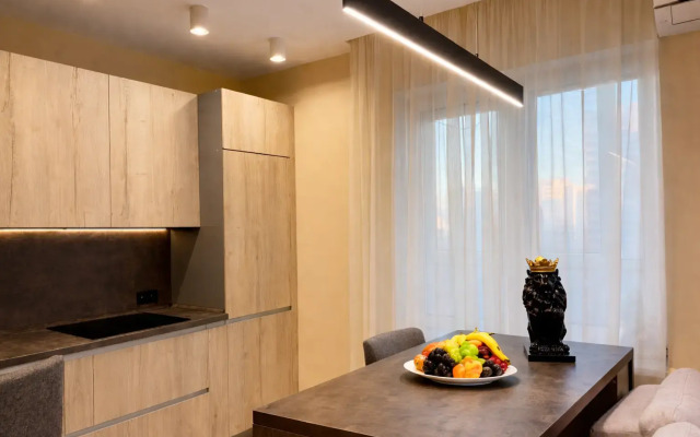 Апартаменты в центре города с кондиционером и балконом