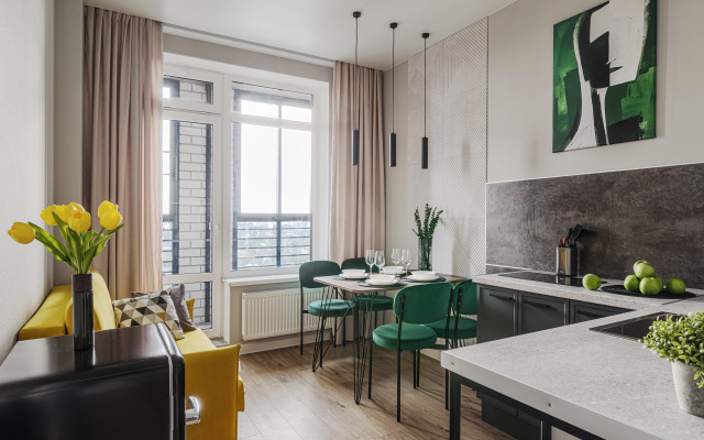 Квартира Атмосферная видовая с балконом