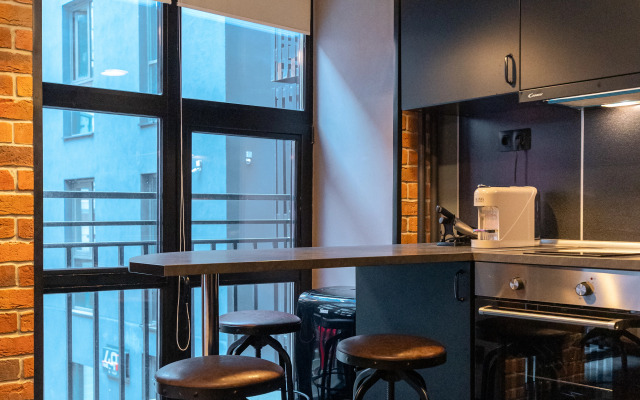 Апартаменты студия в стиле лофт в жк Cleinhouse на Красносельской