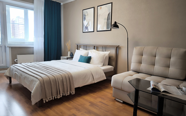 Квартира Солнечная Двухкомнатная с Видом на Город