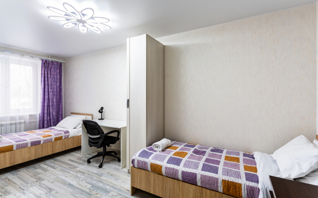 Bolshaya trekhkomnatnaya kvartira v gorode Voskresensk Flat