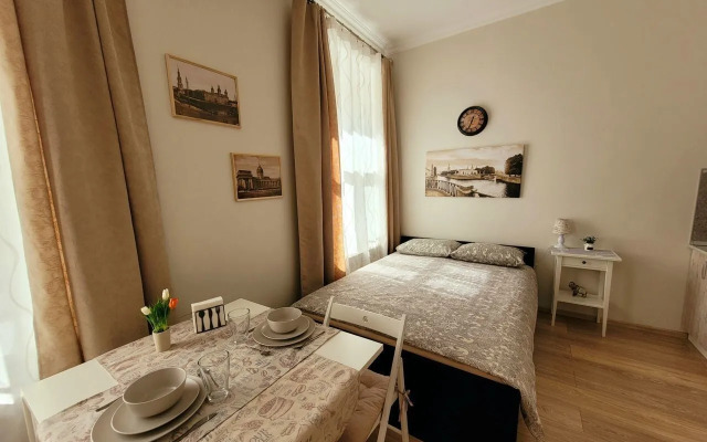 Квартира - студия в иcтoричeскoм цeнтре Санкт-Пeтеpбургa (2)