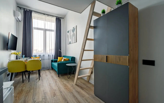 Апартаменты Красивая студия для 4-х мцд Красный Балтиец