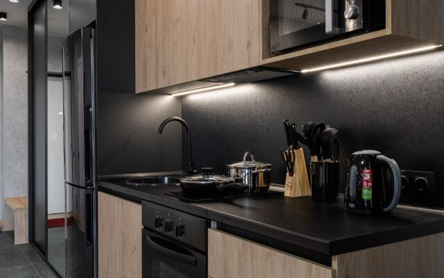 Квартира Студия с дизайнерские ремонтом и панорамным видом