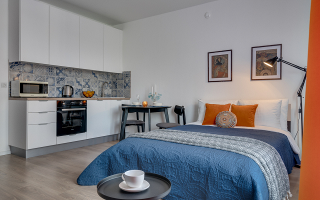 Апартаменты GOSTIO студия в ЖК Дмитровский Парк метро Яхромская