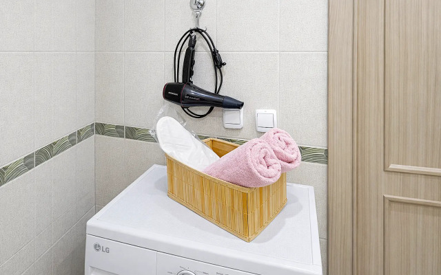 1-комн. апартаменты в ЖК "Новин" с большой кроватью