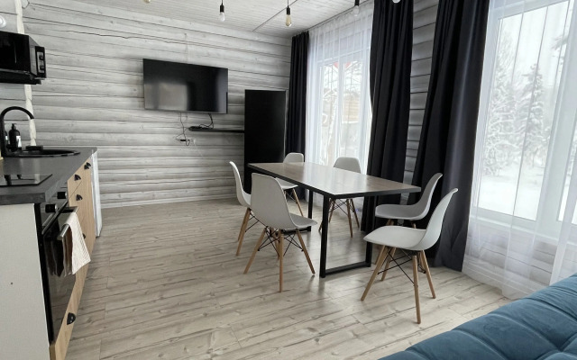 Частный Дом Уютный Дом Из Бревна С 2мя Спальнями