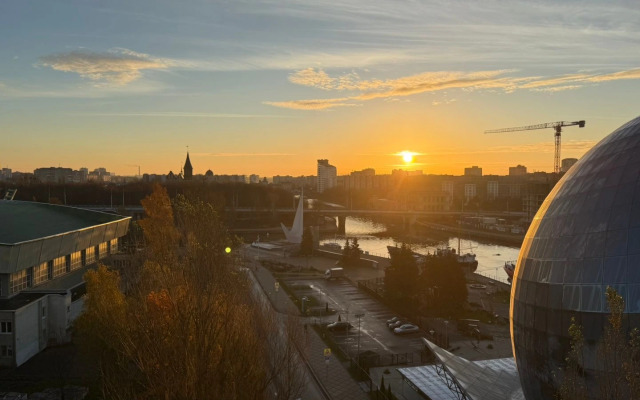 Квартира Евродвушка с видом на Музей мирового океана на Баграмяна, 4