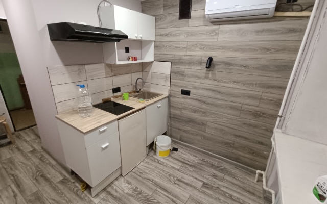 Студия с красивым видом из окна (кухня) — фото 1