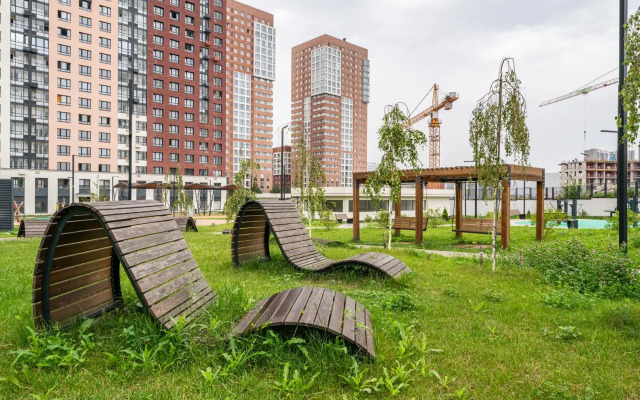 Апартаменты Светлая Студия Рядом с Метро Нижегородская