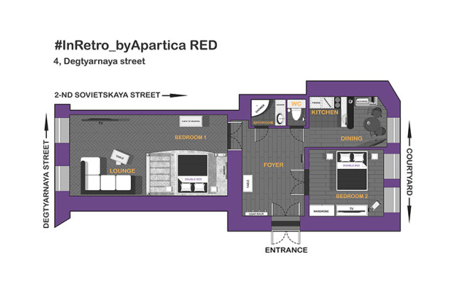 Апартаменты InretroRed byApartica