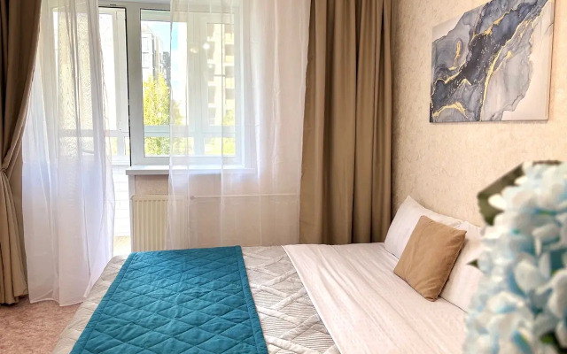 Апартаменты BestHome Двухкомнатная квартира Golden Sunshine на Волге