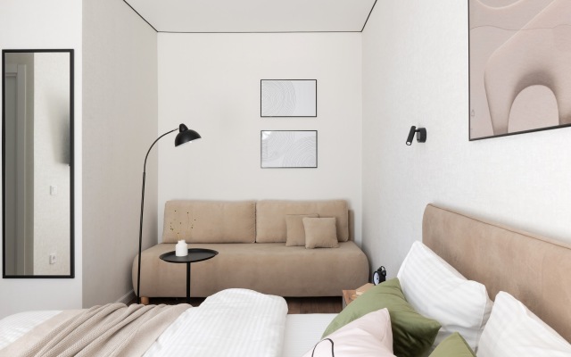 Апартаменты Fox Homes 1к. квартира в стиле Джапанди на Левом берегу Дона