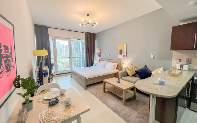 Cosmos Living Spacious Studio With Balcony Apartments
