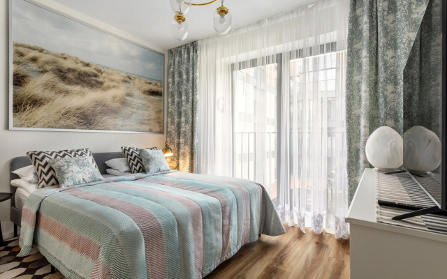 Апартаменты Однокомнатные BookingApart Променад на Первой Береговой линии у Моря