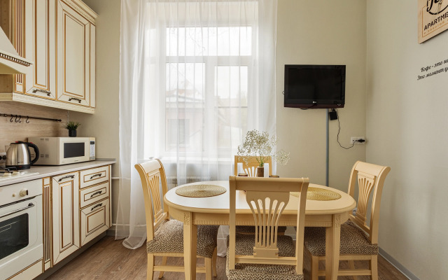 J&N Apartments s kaminom i letney terrasoy v samom tsentre istoricheskogo Vyborga Krasnoflotskaya 1 Apartments