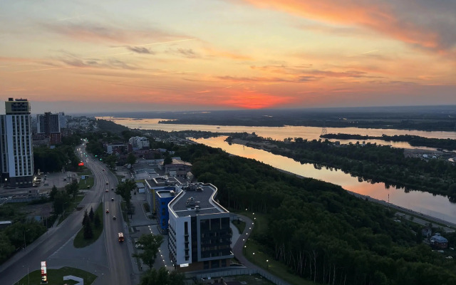Квартира с прекрасным видом на Волгу