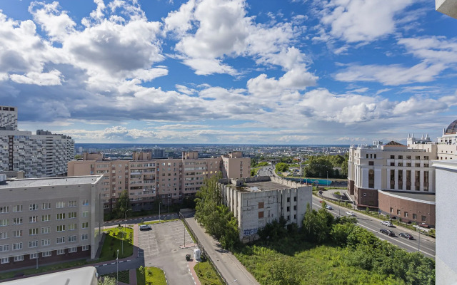 Квартира Студия с видом на реку, уходящую вдаль