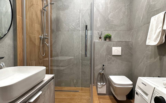 Апартаменты 149 Комфорт сити с двуспальной кроватью, диваном и красивым видом