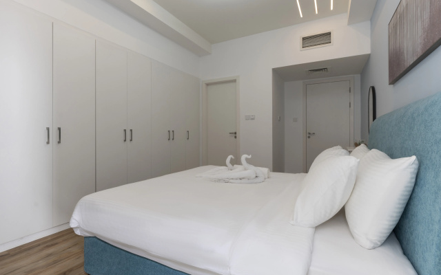Apartamenty 1BR Beach Access Pool Gym Pacific Al Marjan