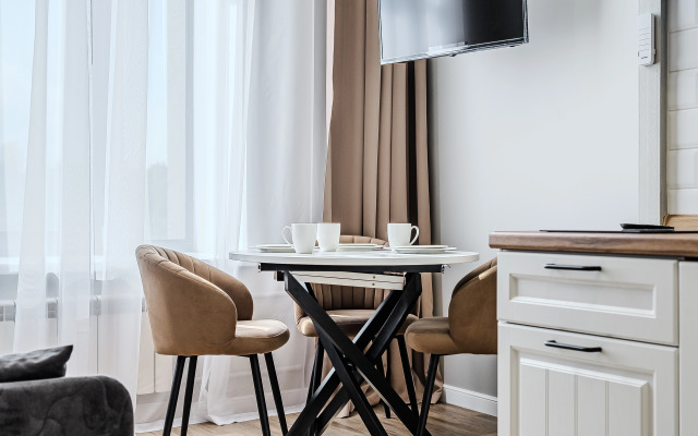 Novaya uyutnaya studiya na Prilukskoy Apartments