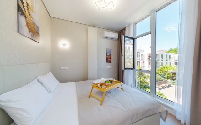 Green Palace 6 S Podogrevaemym Basseynom Krugly God Apartment